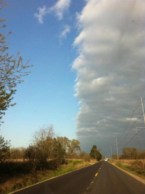 There was a front passing through.