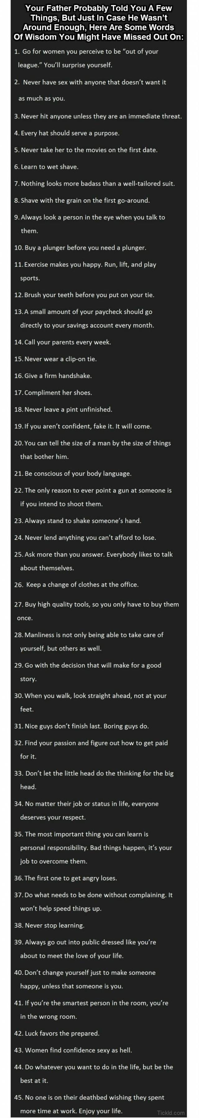 45 man tips