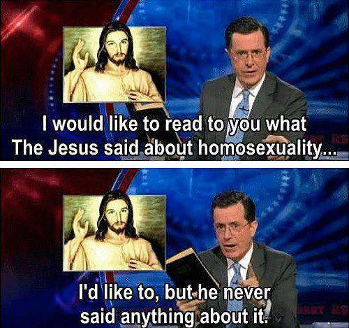 Another Good point, Colbert
