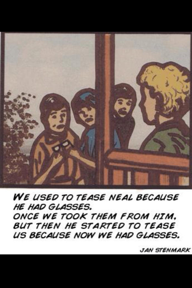 We Used To Tease Neal Because He Had Glasses.