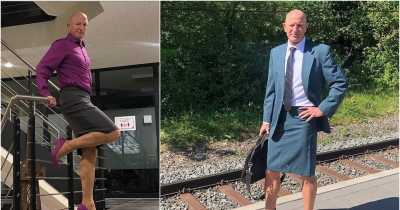 Happily Married Man With Three Kids Wears Tight Skirts And High Heels In Daily Life, Says He Wants To Proof Clothes Have No Gender