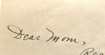 World War II Soldier's Letter Written To His Mother In 1945 Finally Delivered
