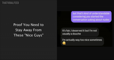 'Nice Guys' That Are a Lesson In What Not To Do When Dating
