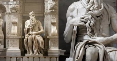 People Stunned By Extremely Tiny Detail In Michelangelo's Sculpture Of Moses