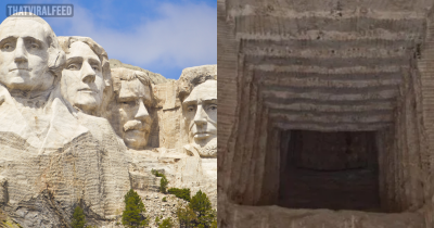 Take A Look Inside Mount Rushmore's Hidden Room With Message Carved Into Door
