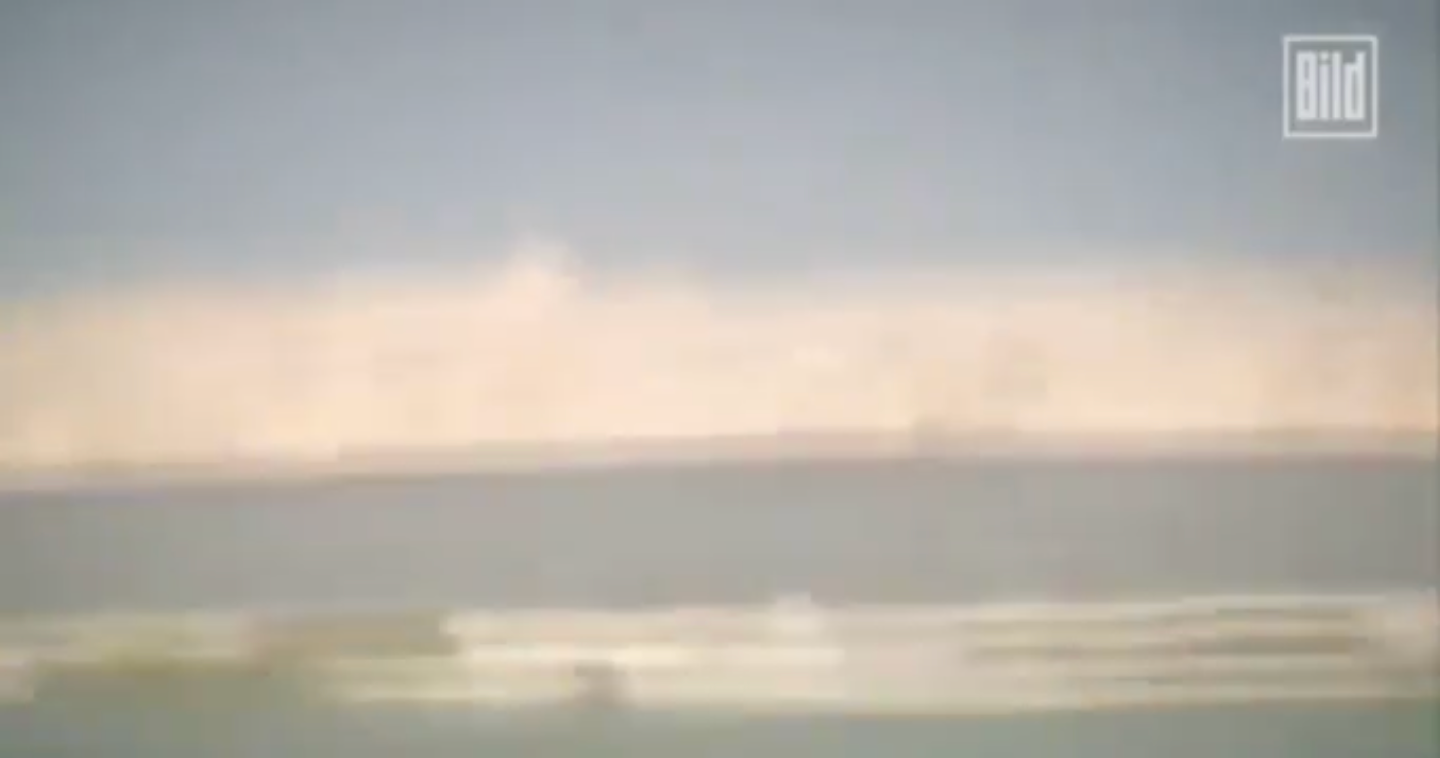 Tsunami live footage