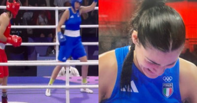 Olympic Boxer Walks Out Of Ring After Just 46 Seconds Against Rival Who Had Failed Gender Test
