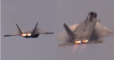 Footage Captures Fighter Aircraft ‘Activating Its Cloaking Device’ And People Have A Lot To Say About It