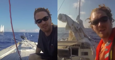 Haunting Moment Sailors Spot Ghost Ship Near The Bermuda Triangle