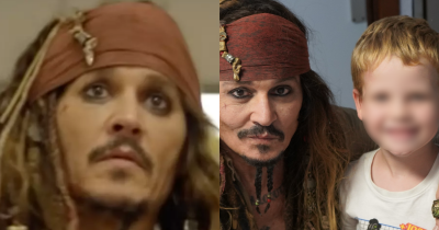 Johnny Depp Becomes Captain Jack Sparrow Once More To Surprise Children At Hospital