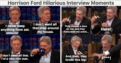 18 Times Harrison Ford Proved He’s The Coolest Actor In Hollywood
