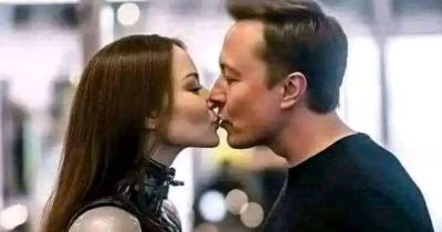 Elon Musk 'Kissing A Robot' Goes Viral And Leaves The Internet Puzzled