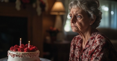 No One Comes To Elderly Woman's Birthday — Except A Courier With A Cake That Says, 'We Know What You Did'