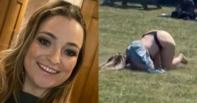 Mom Hilariously Faceplants And Moons Crowd During School Sports Day
