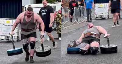 Strongman Suffers Shocking Double Knee Injury In Graphic Competition Footage